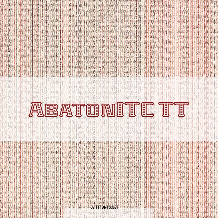AbatonITC TT example
